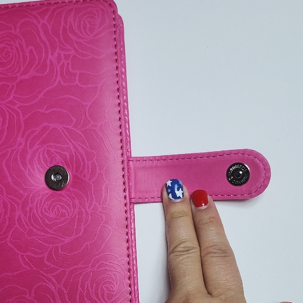 Pink Floral Embossed Notebook - Picture 3 of 9